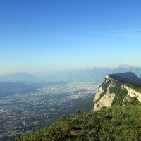 Vue sur Grenoble depuis les Grands Crêts