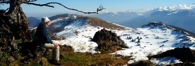 Crêtes de Cornurède vues du Pic Paloumère, Ariège