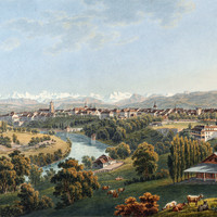 Berne et les Alpes Bernoises par Gabriel Lory fils en 1822