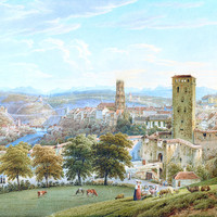 Fribourg et les Préalpes par Gabriel Lory fils en 1841