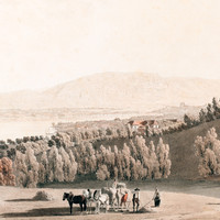 Le Léman et le Salève par Gabriel Lory fils en 1791