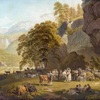 Haslital par Gabriel Lory fils en 1810