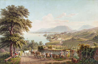 Neuchâtel et le Jura (Val de Travers) par Gabriel Lory fils en 1827 Neuchâtel et le Jura (Val de Travers) par Gabriel Lory fils en 1827