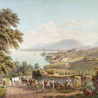 Neuchâtel et le Jura (Val de Travers) par Gabriel Lory fils en 1827