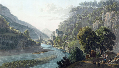 Saint Maurice, par G. Lory fils en 1811 Saint Maurice, par G. Lory fils en 1811