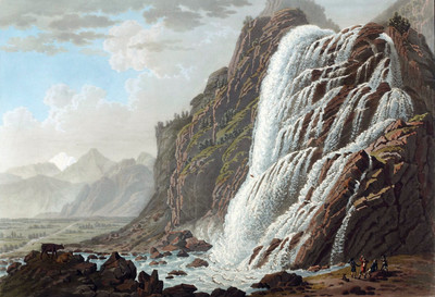 Pissevache, par G. Lory en 1811 Pissevache, par G. Lory en 1811