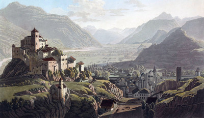 Sion par G. Lory fils en 1811 Sion par G. Lory fils en 1811
