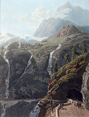 Route du Simplon par G. Lory fils en 1811 Route du Simplon par G. Lory fils en 1811