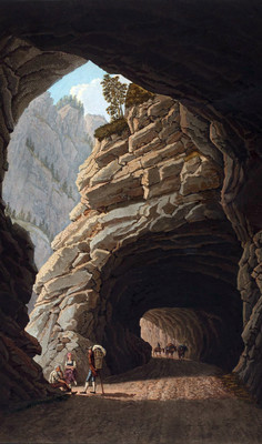 Vallée de la Doveria, grande galerie de la route du Simplon, par G. Lory en 1811 Vallée de la Doveria, grande galerie de la route du Simplon, par G. Lory en 1811