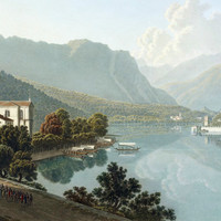 Lac Majeur, Isola Bella vue de Stresa par G. Lory fils en 1811