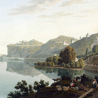 Lac Majeur, Arona, par G. Lory fils en 1811