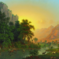 Haslital, par Johann Heinrich Bleuler fils vers 1830