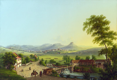Hechingen par Johann Heinrich Bleuler fils