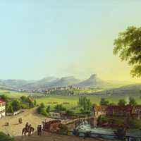 Hechingen par Johann Heinrich Bleuler fils