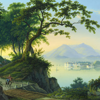Lac Majeur par Johann Heinrich Bleuler fils vers 1830