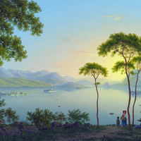 Lac Majeur, par Johann Heinrich Bleuler fils vers 1830