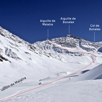 Aiguille de Malatra par la rampe SW