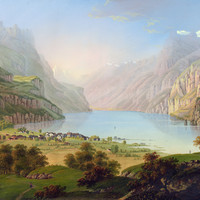 Brunnen, lac des 4 cantons, par Johann Ludwig Bleuler