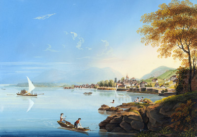Lac de Neuchâtel, par Johann Ludwig Bleuler