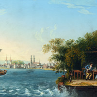 Lac de Zürich, par Johann Ludwig Bleuler