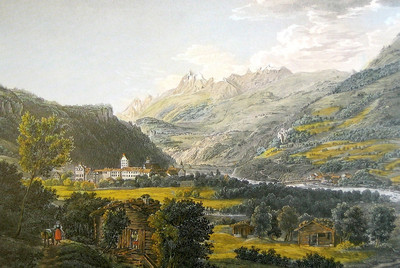 Ilanz, par Johann Ludwig Bleuler