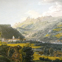 Ilanz, par Johann Ludwig Bleuler