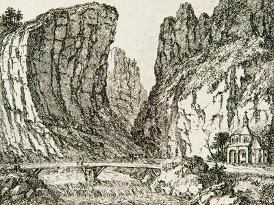 Airolo, Stalvedro par Ludwig Hess en 1786 Airolo, Stalvedro par Ludwig Hess en 1786