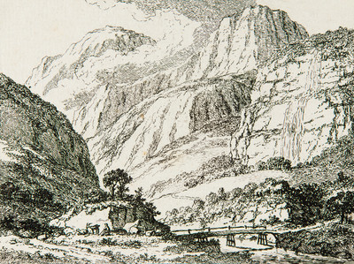 Chiavenna par Ludwig Hess en 1788 Chiavenna par Ludwig Hess en 1788