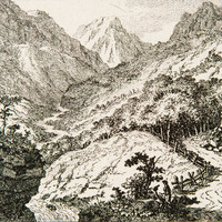 Klöntal, par Ludwig Hess en 1787
