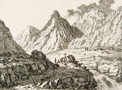 Medel, S. Gions, par Ludwig Hess en 1788 Medel, S. Gions, par Ludwig Hess en 1788