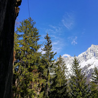 View on Aiguille du Midi