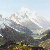 Vallée de l'Arve depuis le col de balme par jean Antoine Linck