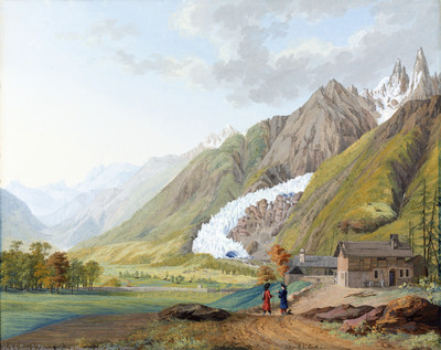 Source de l'Arveyron par Jean Antoine Linck Source de l'Arveyron par Jean Antoine Linck