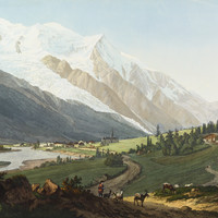 Vallée de l'Arve, Chamonix,  Glacier des Bossons par Jean Antoine Linck