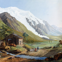 Vallée de l'Arve, Glacier des Bossons par Jean Antoine Linck