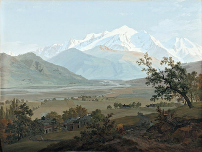 Vallée de l'Arve à Sallanches par Jean Antoine Linck Vallée de l'Arve à Sallanches par Jean Antoine Linck