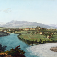 L'Arve rejoint le Rhône à Genève par Jean Antoine Linck