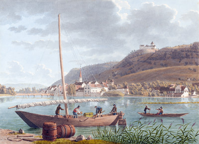 Stein am Rhein par Johann Jakob Biedermann Stein am Rhein par Johann Jakob Biedermann