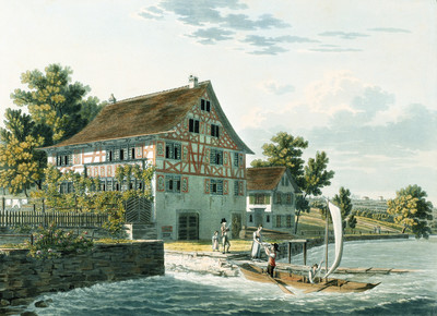Lac de Zürich par Johan Jacob Meyer (Meier)