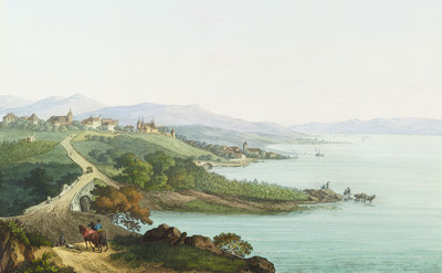 Nyon et le Léman par Jean Antoine linck