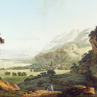 Bex et vallée du Rhône par J.A. Linck