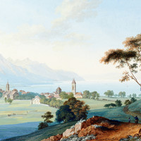 Villeneuve et Léman par J.A. Linck
