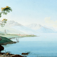 Veuvey et Léman par J.A. Linck