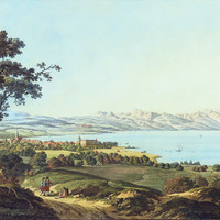 Morges et Léman par J.A. Linck