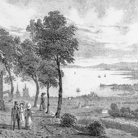 Léman vu du Signal par Mme Chavannes en 1831