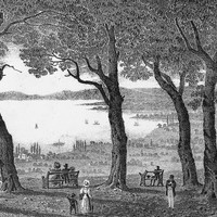 Léman vu de Montbenon en 1831