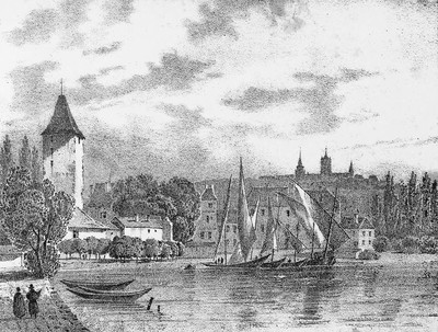 Ouchy par Engelmann en 1831