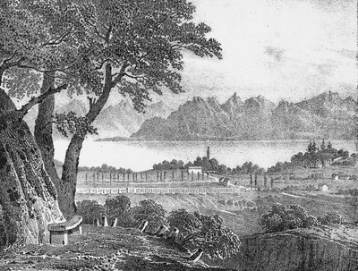 Léman vu de Sauvabelin en 1831