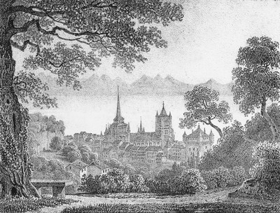 Lausanne, le Léman et le Chablais par Mlle Chavannes en 1831