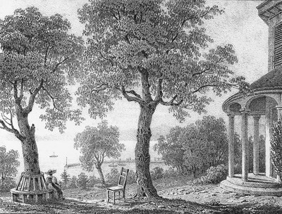 Léman vu de la maison de campagne de M. Haldimann en 1831